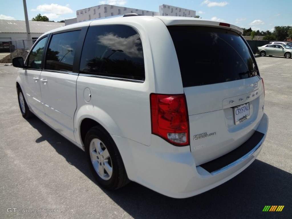 2011 Grand Caravan Crew - Stone White / Black/Light Graystone photo #3