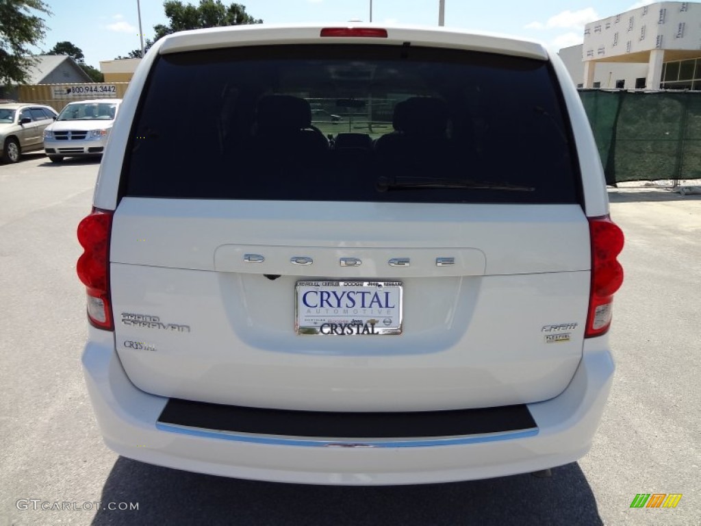 2011 Grand Caravan Crew - Stone White / Black/Light Graystone photo #9