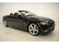 2008 Jet Black BMW 3 Series 335i Convertible  photo #2