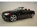 2008 Jet Black BMW 3 Series 335i Convertible  photo #8