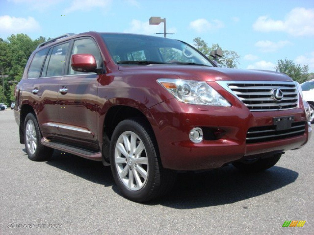 Noble Spinel Red Mica 2008 Lexus LX 570 Exterior Photo #65794337