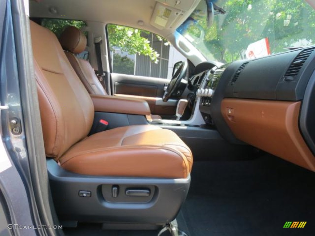 2007 Tundra Limited Double Cab 4x4 - Slate Metallic / Red Rock photo #24