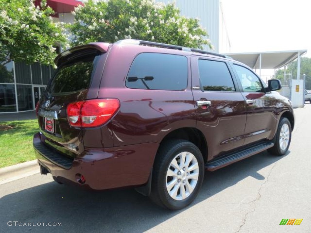 Cassis Red Pearl 2008 Toyota Sequoia Platinum 4WD Exterior Photo #65796638