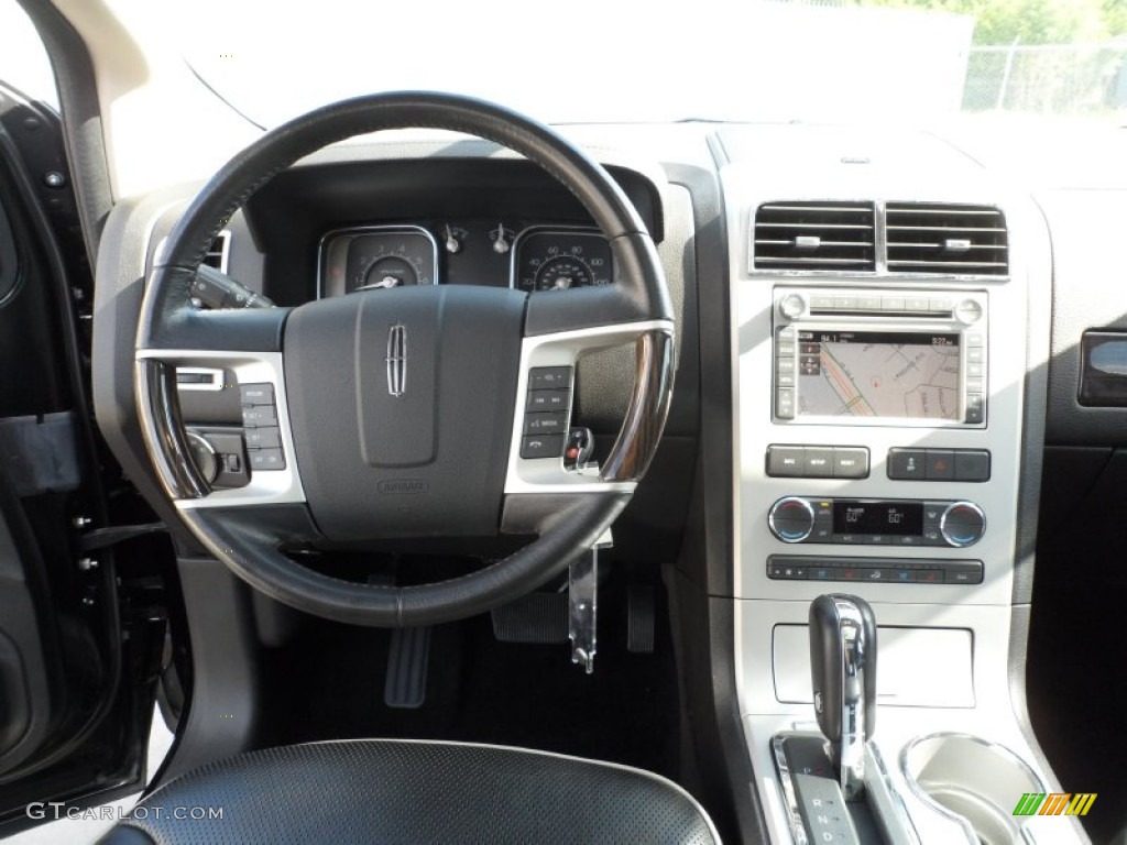 2008 Lincoln MKX Limited Edition Charcoal Black/Medium Light Stone Dashboard Photo #65797037