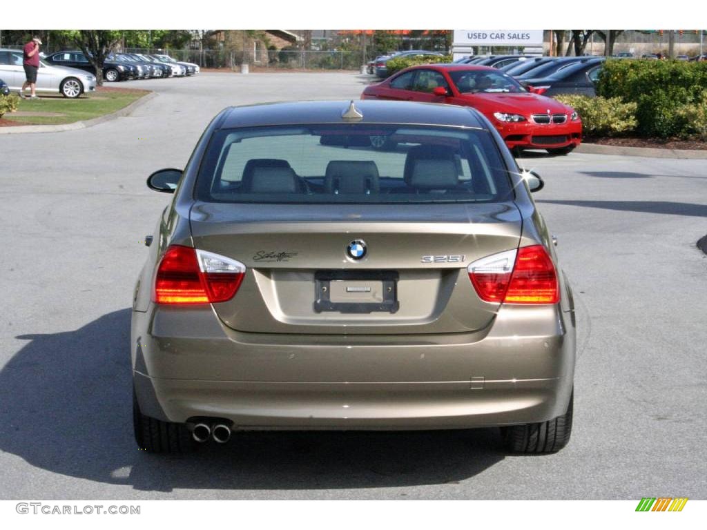 2006 3 Series 325i Sedan - Sonora Metallic / Black photo #6