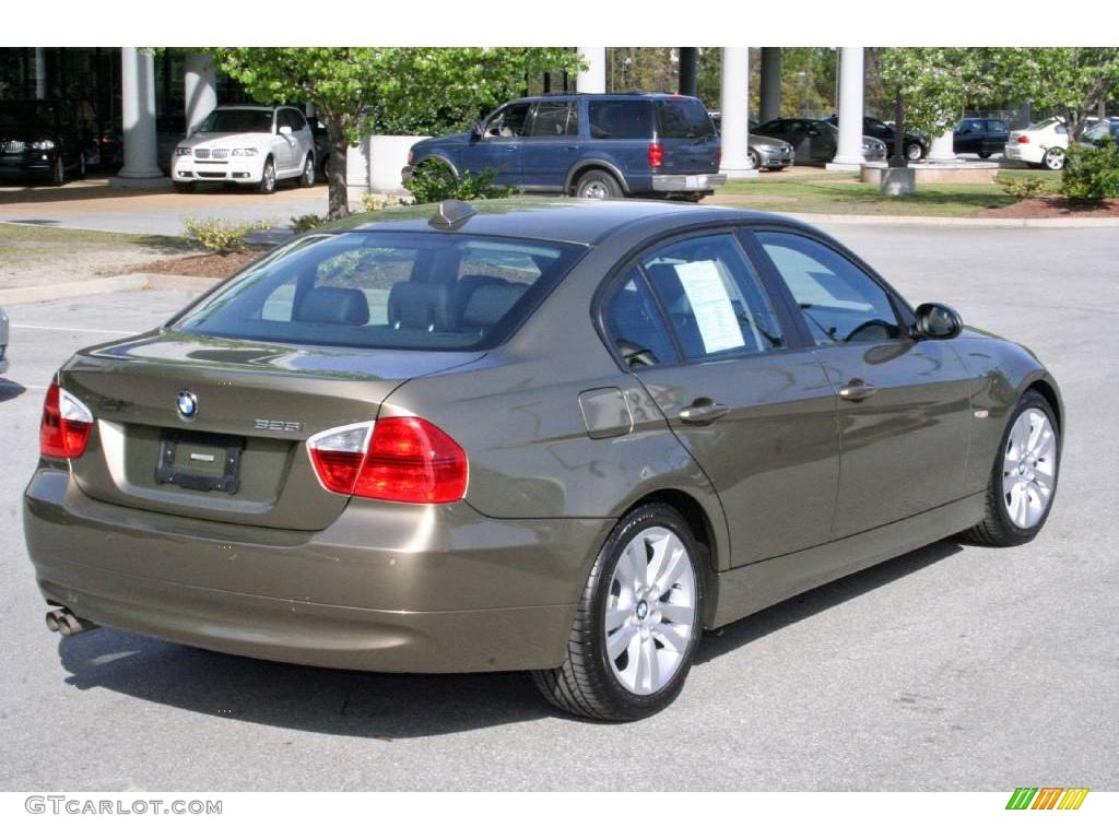 2006 3 Series 325i Sedan - Sonora Metallic / Black photo #7