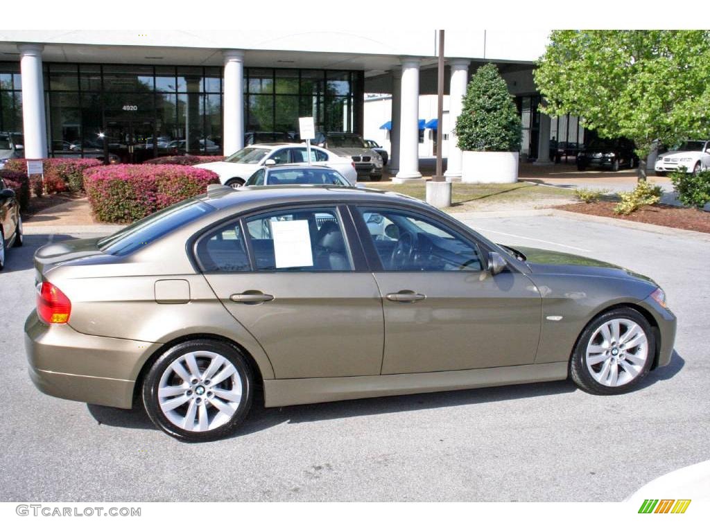 2006 3 Series 325i Sedan - Sonora Metallic / Black photo #8