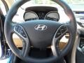 Beige 2013 Hyundai Elantra GLS Steering Wheel