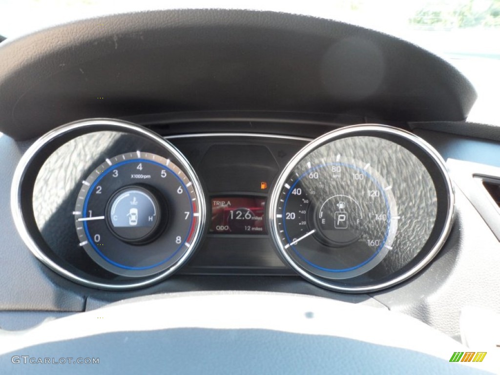 2013 Hyundai Sonata SE 2.0T Gauges Photo #65799608