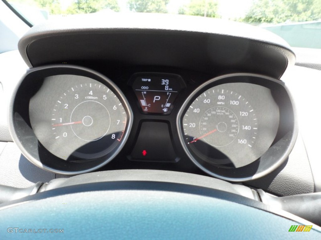 2013 Hyundai Elantra Limited Gauges Photo #65800526