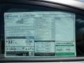 2013 Hyundai Elantra Limited Window Sticker