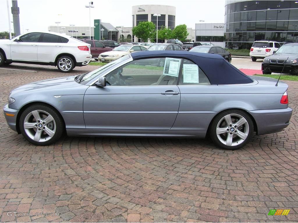 2006 3 Series 325i Convertible - Silver Grey Metallic / Beige photo #10