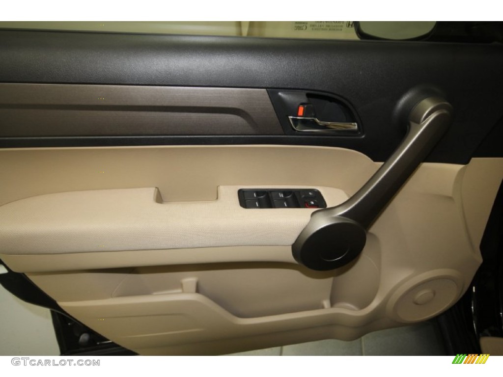 2009 CR-V LX - Crystal Black Pearl / Ivory photo #19