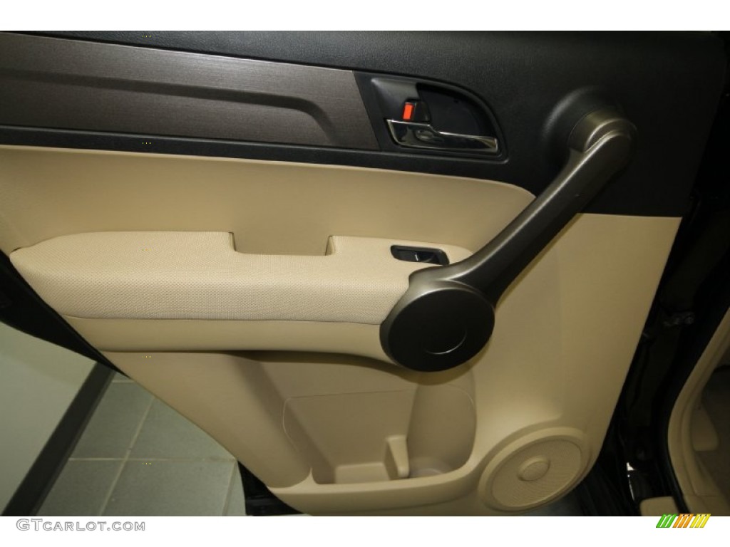 2009 CR-V LX - Crystal Black Pearl / Ivory photo #22