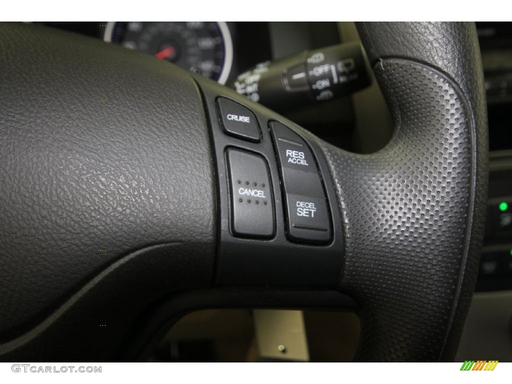 2009 CR-V LX - Crystal Black Pearl / Ivory photo #32