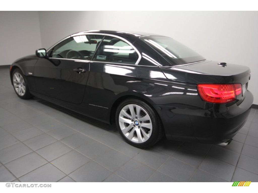 2011 3 Series 328i Convertible - Black Sapphire Metallic / Black photo #5