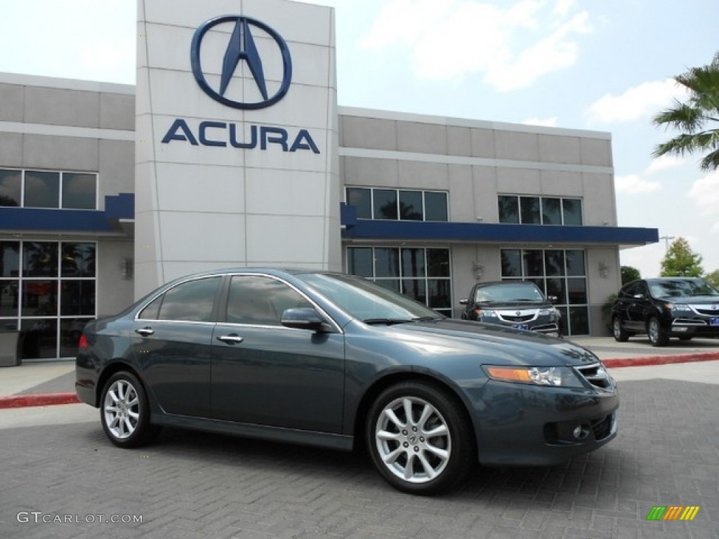 2008 TSX Sedan - Carbon Gray Pearl / Quartz Gray photo #1