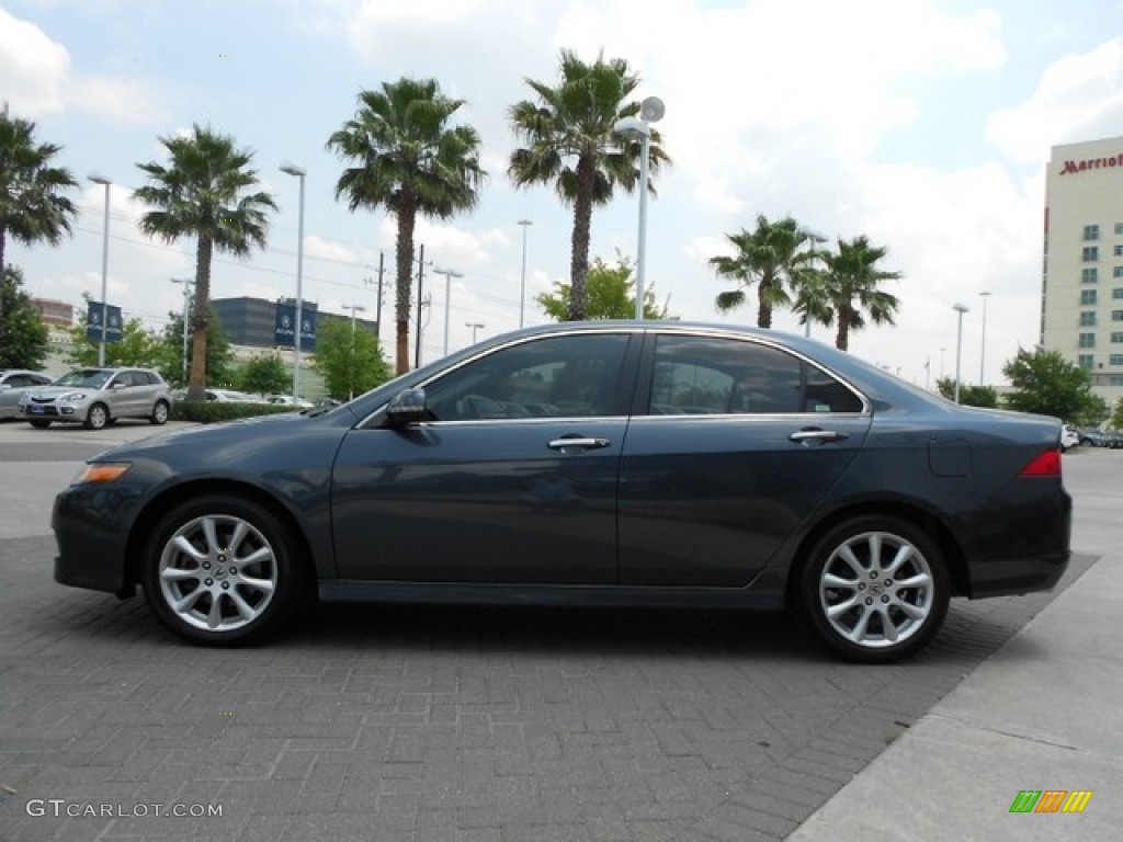 2008 TSX Sedan - Carbon Gray Pearl / Quartz Gray photo #4