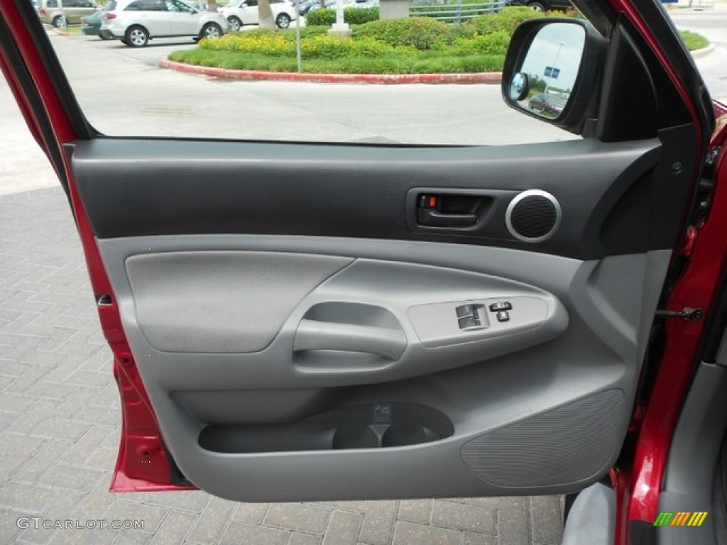 2006 Tacoma V6 PreRunner Access Cab - Impulse Red Pearl / Graphite Gray photo #11