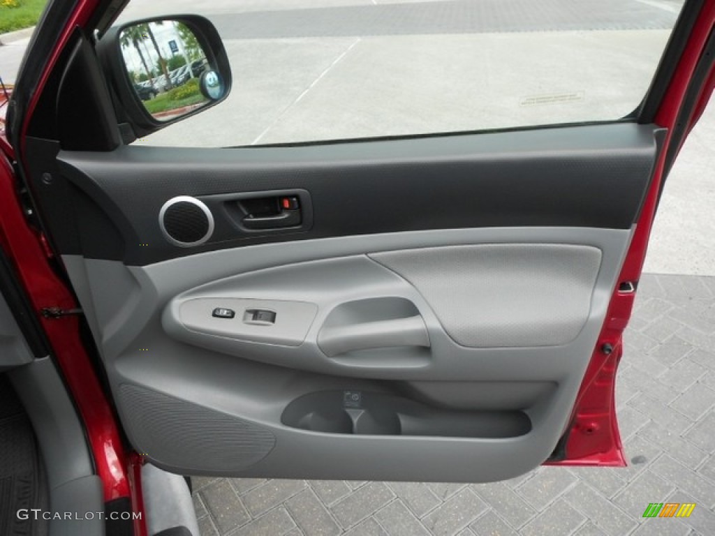 2006 Tacoma V6 PreRunner Access Cab - Impulse Red Pearl / Graphite Gray photo #13