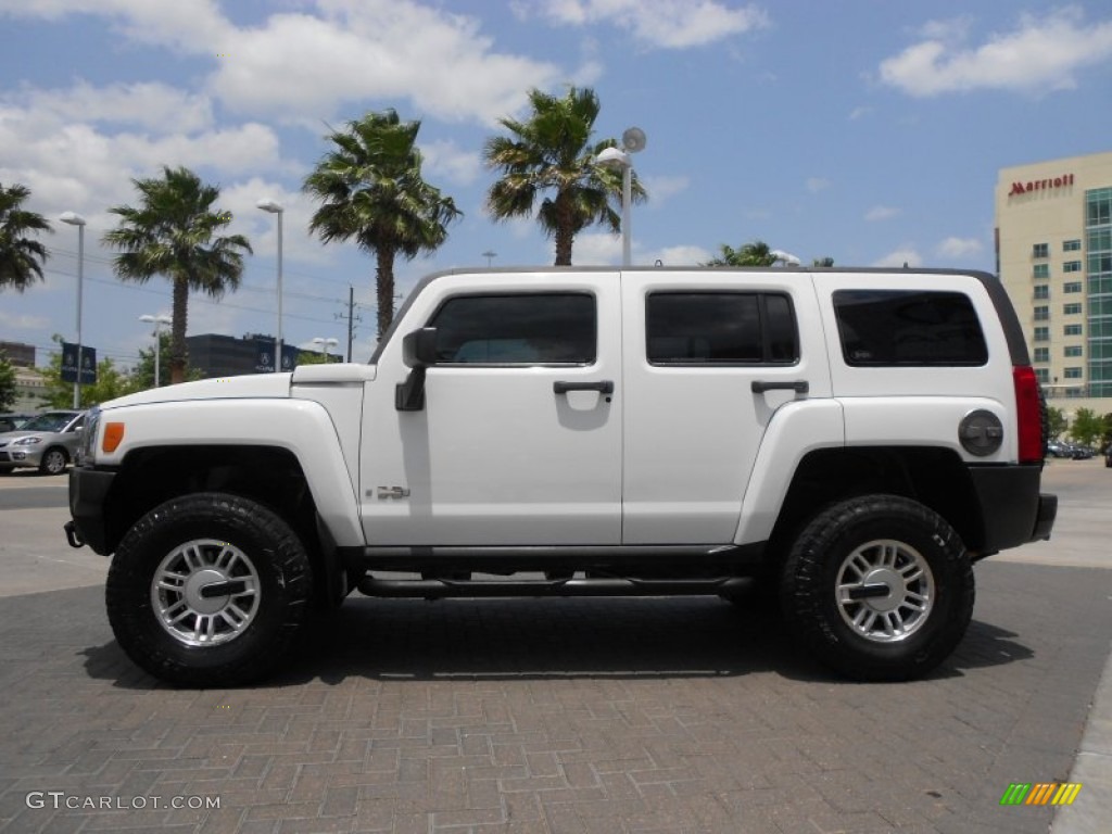 Birch White 2006 Hummer H3 Standard H3 Model Exterior Photo #65804593