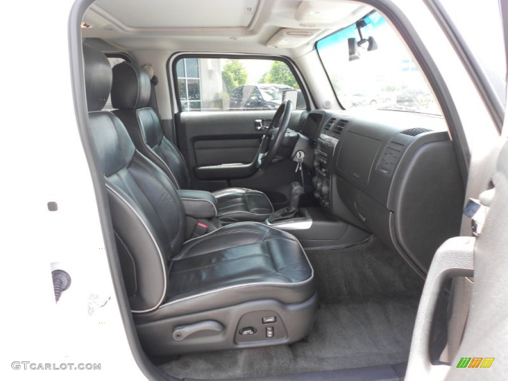 Ebony Black/Pewter Gray Interior 2006 Hummer H3 Standard H3 Model Photo #65804719