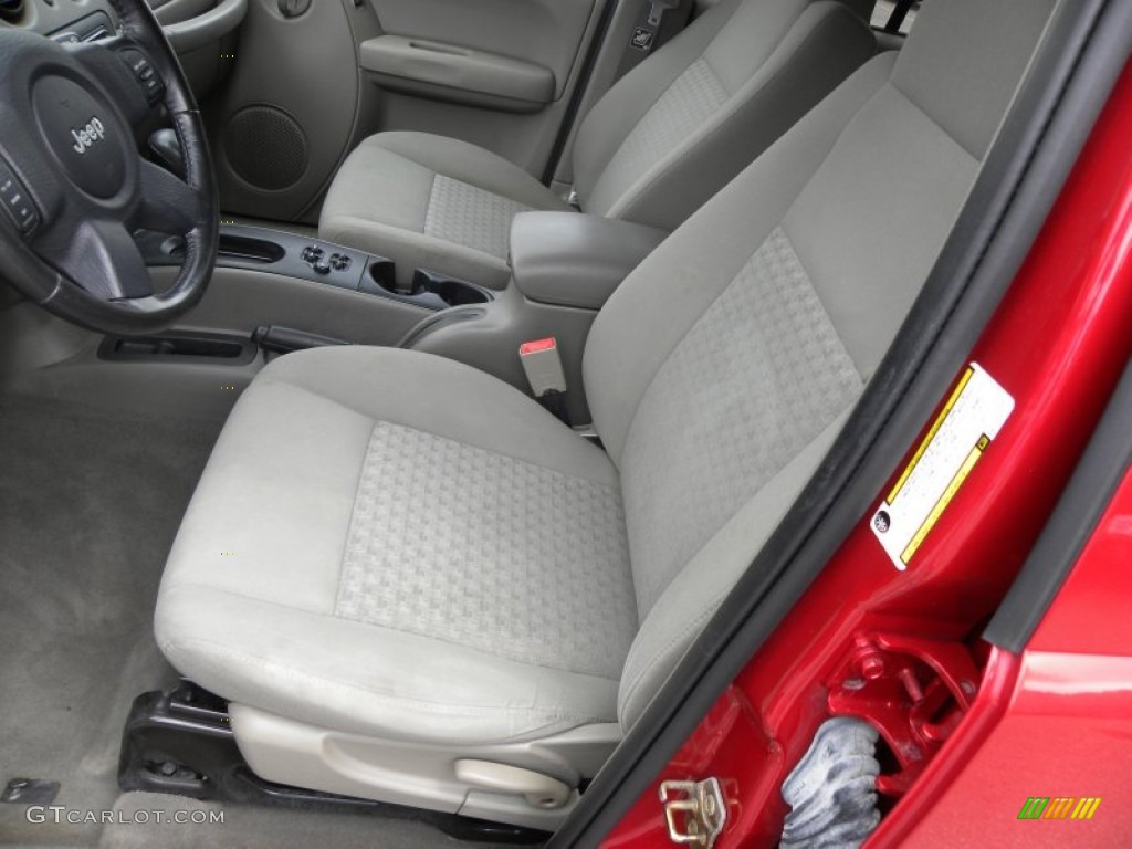Medium Slate Gray Interior 2006 Jeep Liberty Sport Photo #65804722