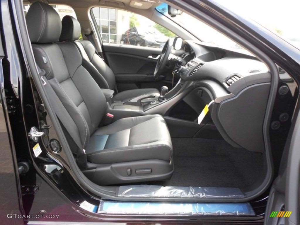Ebony Interior 2012 Acura TSX Technology Sport Wagon Photo #65807867