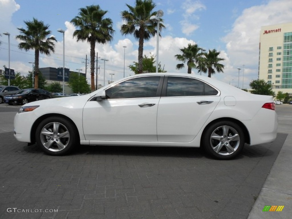 Bellanova White Pearl 2012 Acura TSX V6 Technology Sedan Exterior Photo #65807986