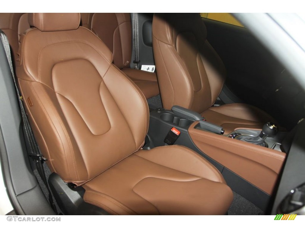 Nougat Brown Interior 2012 Audi TT 2.0T quattro Coupe Photo #65809658
