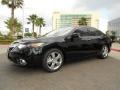 Crystal Black Pearl 2012 Acura TSX Technology Sedan Exterior