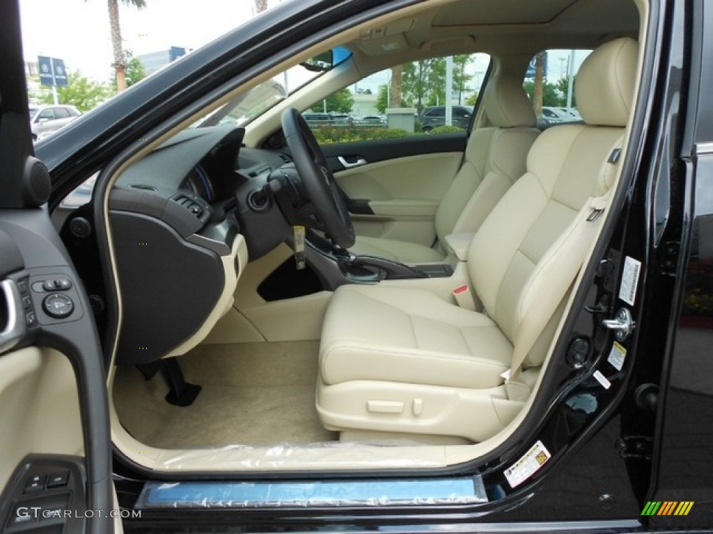 Parchment Interior 2012 Acura TSX Technology Sedan Photo #65810582