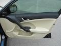 Parchment 2012 Acura TSX Technology Sedan Door Panel