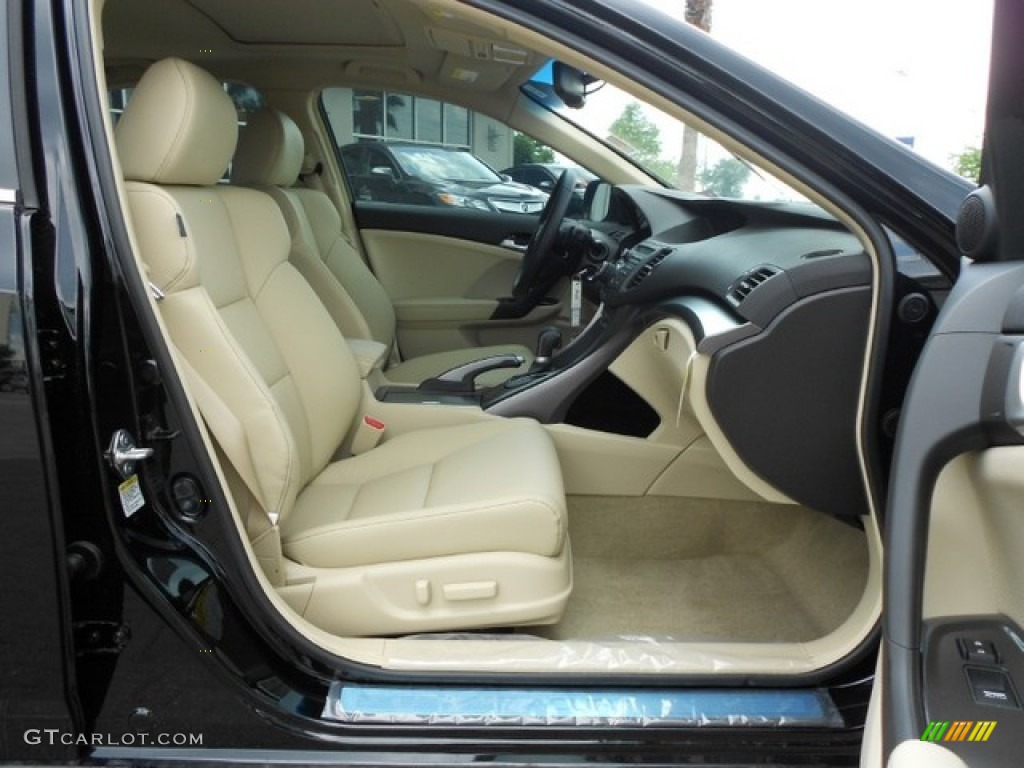 Parchment Interior 2012 Acura TSX Technology Sedan Photo #65810597