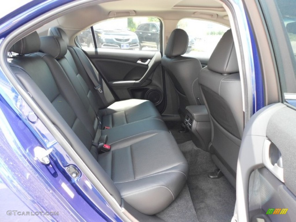 Ebony Interior 2012 Acura TSX Technology Sedan Photo #65811032