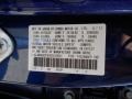 B553P: Vortex Blue Pearl 2012 Acura TSX Technology Sedan Color Code