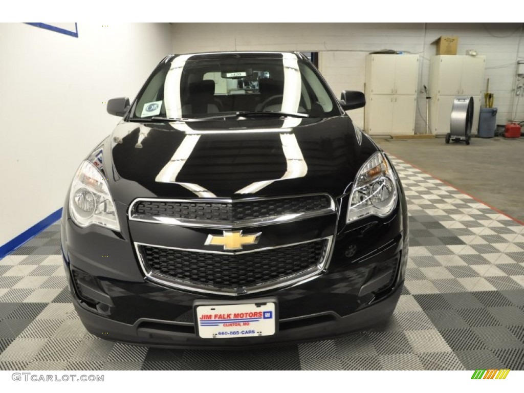 2012 Equinox LS - Black / Light Titanium/Jet Black photo #5