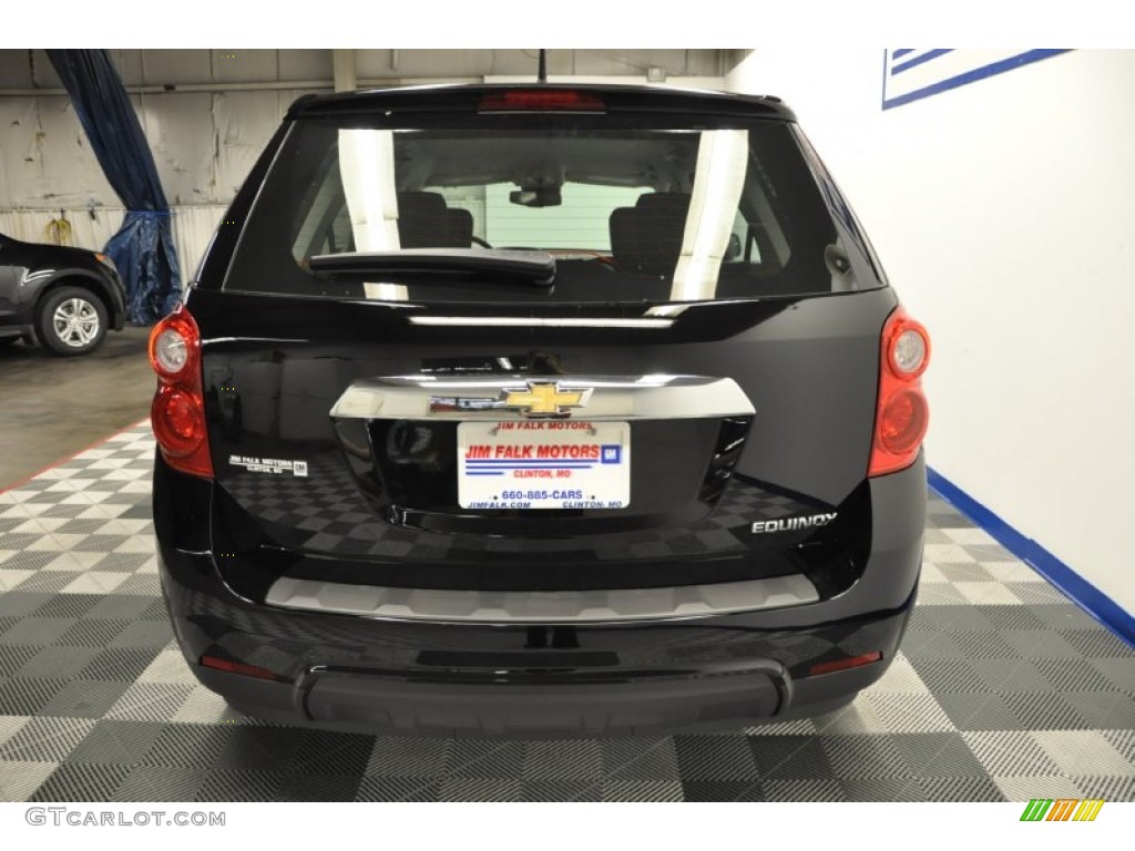 2012 Equinox LS - Black / Light Titanium/Jet Black photo #6