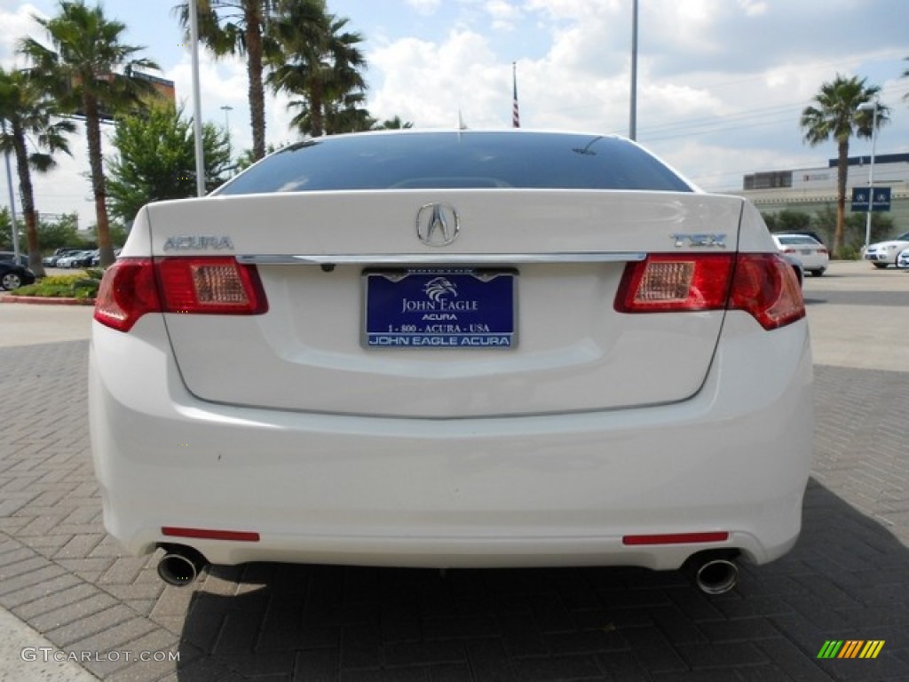 2012 TSX Technology Sedan - Bellanova White Pearl / Parchment photo #6