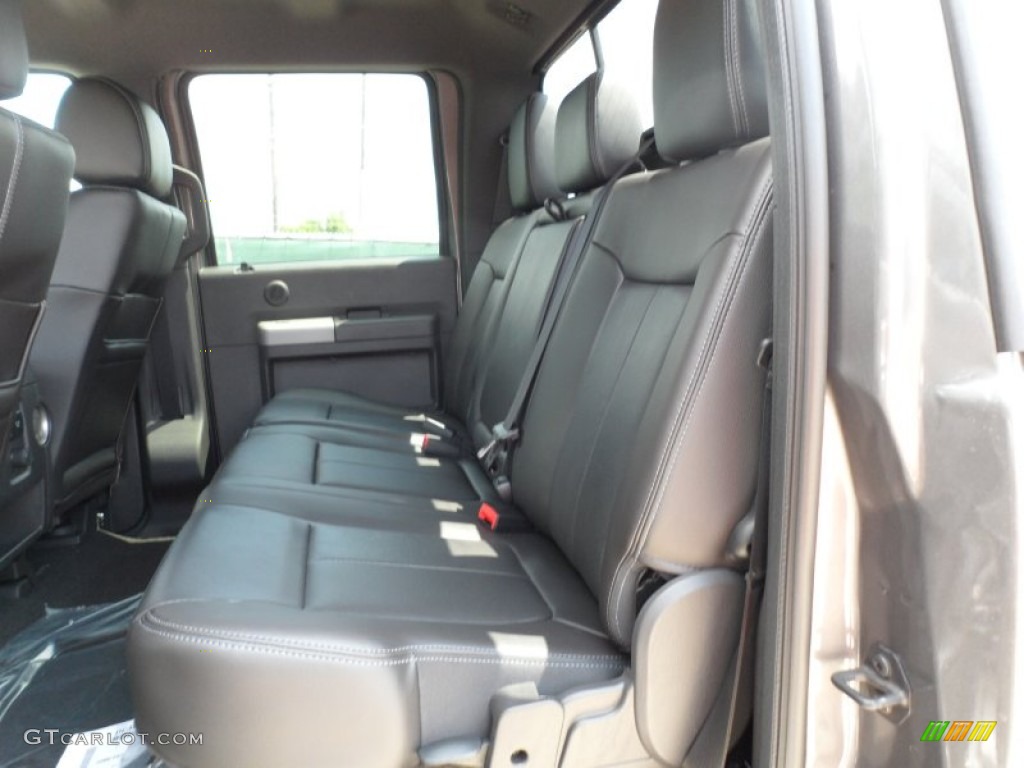 2012 F250 Super Duty Lariat Crew Cab 4x4 - Sterling Grey Metallic / Black photo #23