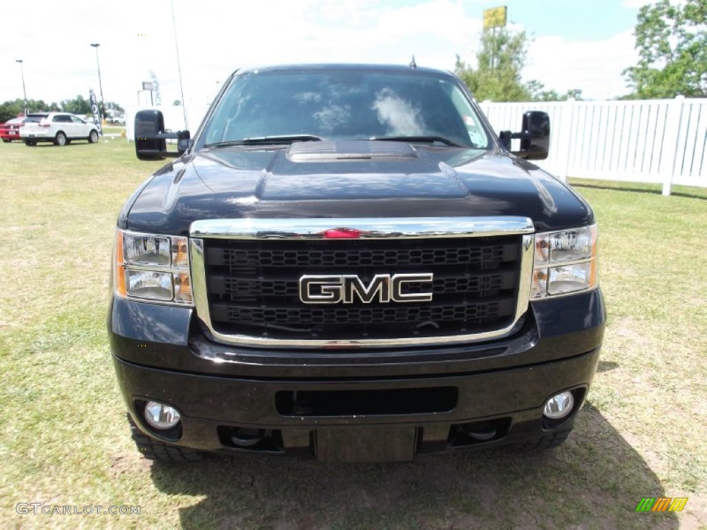 2011 Sierra 2500HD SLE Crew Cab 4x4 - Onyx Black / Ebony photo #2