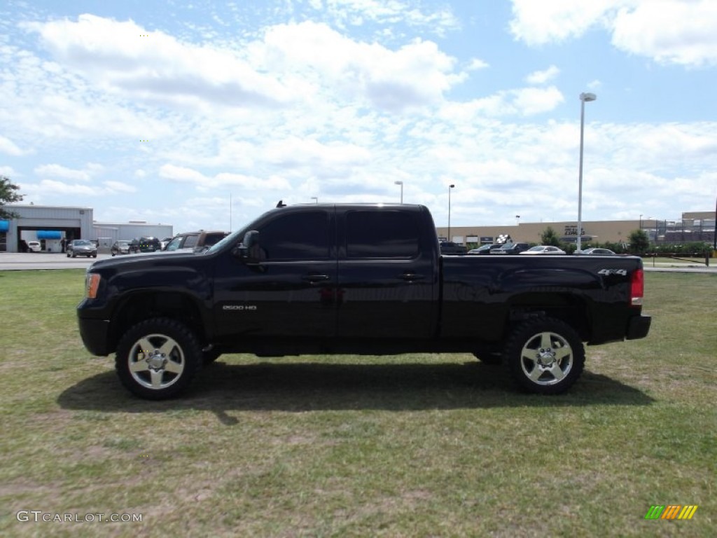 2011 Sierra 2500HD SLE Crew Cab 4x4 - Onyx Black / Ebony photo #5