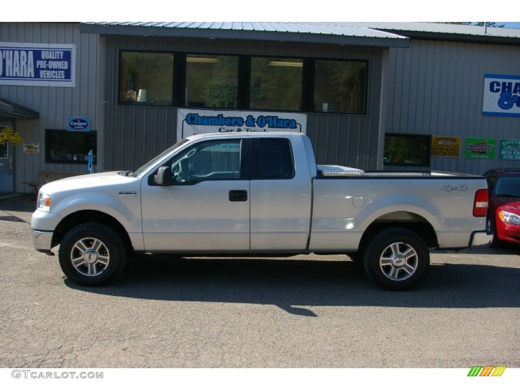 2006 F150 XLT SuperCab 4x4 - Silver Metallic / Medium Flint photo #3