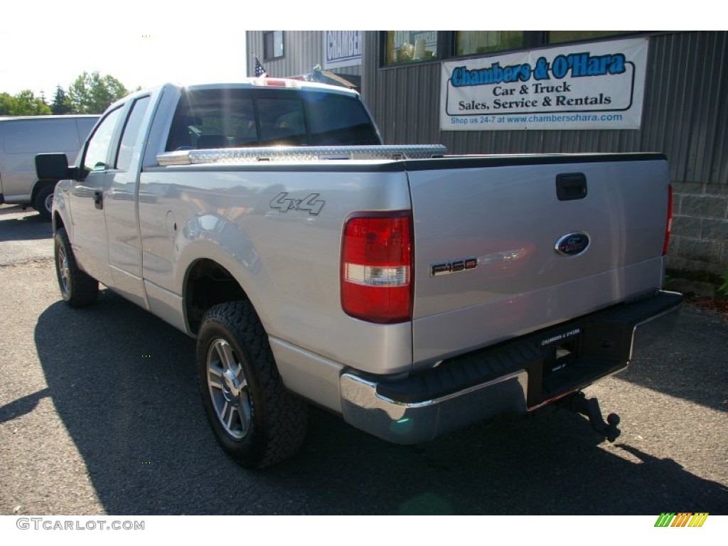 2006 F150 XLT SuperCab 4x4 - Silver Metallic / Medium Flint photo #13