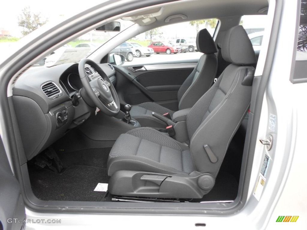 2012 Golf 2 Door TDI - Reflex Silver Metallic / Titan Black photo #11