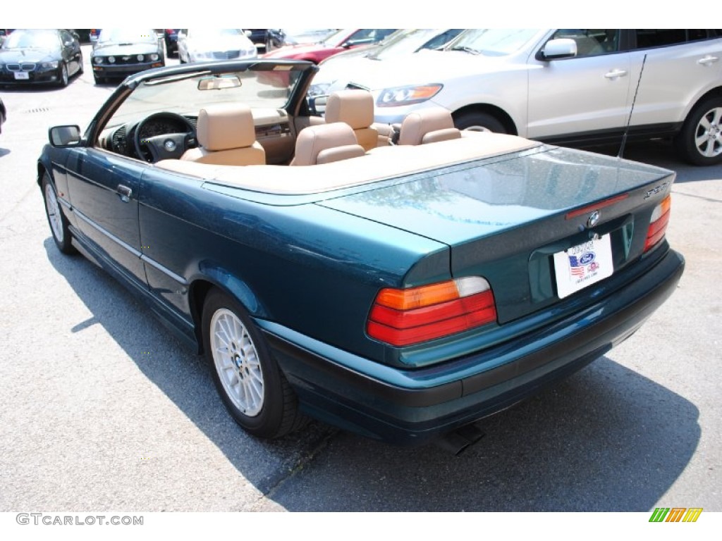 1998 3 Series 328i Convertible - Boston Green Metallic / Black photo #18