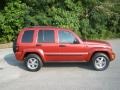 2005 Inferno Red Crystal Pearl Jeep Liberty Renegade  photo #2
