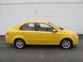 2011 Summer Yellow Chevrolet Aveo LT Sedan  photo #2