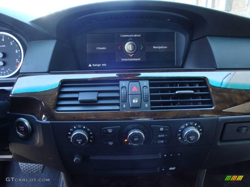 2006 5 Series 530xi Sedan - Amethyst Grey Metallic / Black photo #12