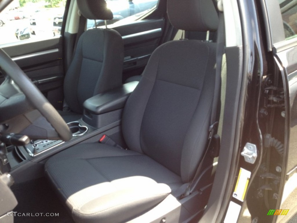 2010 Charger SXT - Brilliant Black Crystal Pearl / Dark Slate Gray photo #15